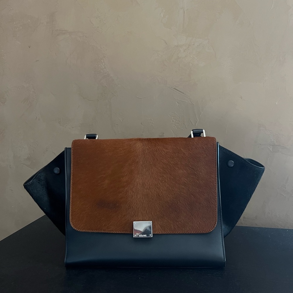 Old Céline Trapeze satchel bag